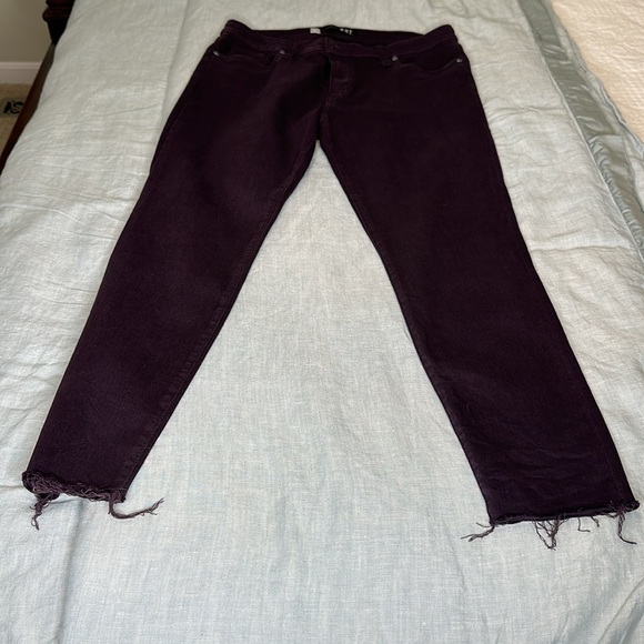 Kut raw hem plum colored jeans - Picture 8 of 10